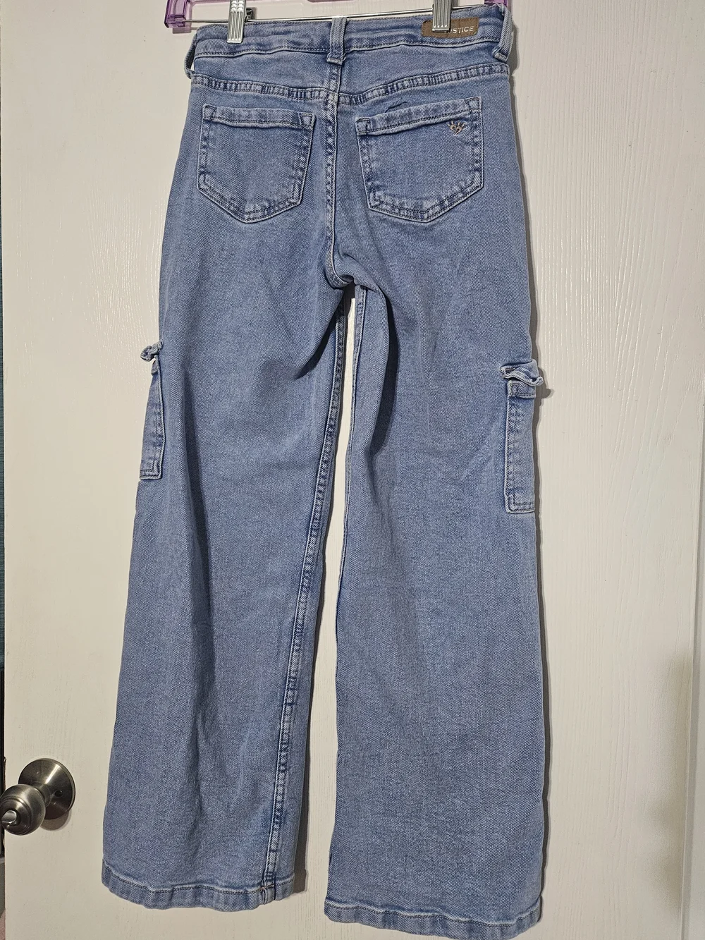Justice Girls' Light Blue Denim Jeans - Size 12